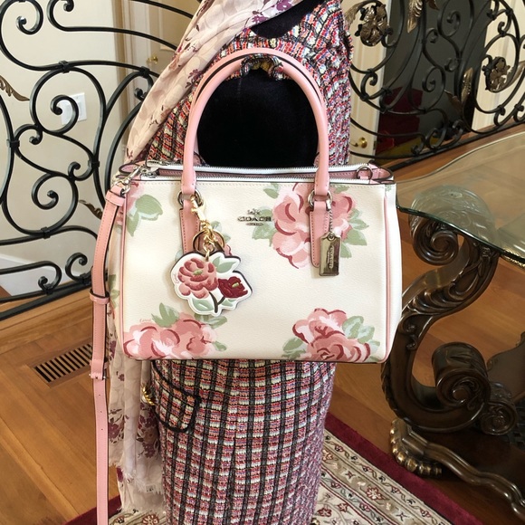 2pcs NWT Coach floral handbag&wallet - Picture 6 of 8